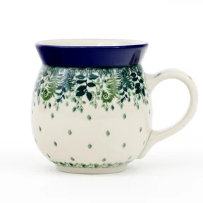 Kubek ceramiczny 073<br> 2206X Zielone paprocie